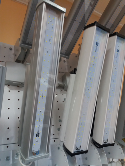 Промышленный светодиодный светильник  PROM55 (55Вт,7800)