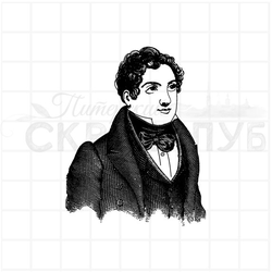 Штамп винтажный кавалер