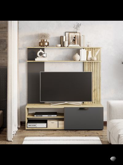 Мишель тип 1 ГС-05 гостиная Крафт/Графит