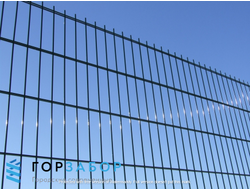 2d раздвижные ворота из сетчатых панелей