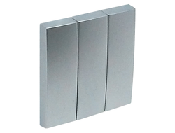 Efapel 90661 TAL, Клавиша для трехклавишного выключателя, алюминий