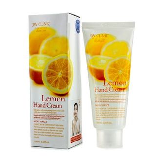 Крем для рук  с экстрактом ЛИМОНА Lemon Hand Cream, 100 мл [3W CLINIC]