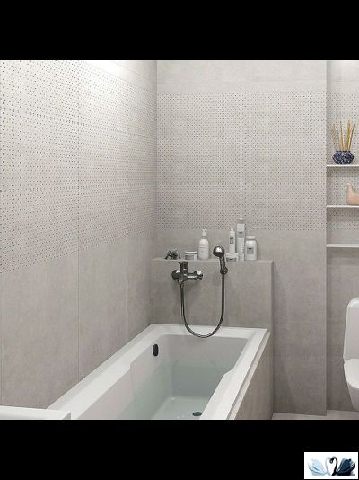 Плитка настенная Belani Бонтон Перла Декор 2 с золотом 30 х 60 см Береза керамика