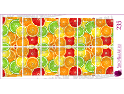 Слайдер дизайн 235 - Полный цитрус.