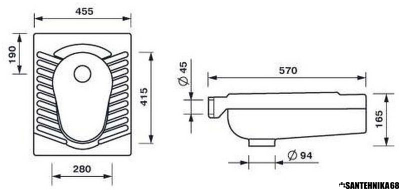 Чаша Генуя керамическая Оскольская Керамика уплот. манжета в комплекте