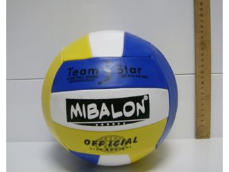 6933010289100	Мяч волейбольный (25546-27), (9 диюм, 230 гр), в пак.
