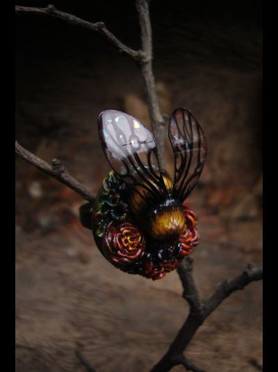 Коллекционное кольцо "Царевич Шмель в цветущем саду"