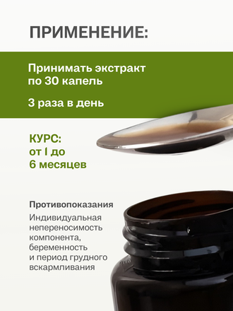 Экстракт чаги для внутреннего применения 100 гр.