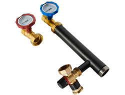 Насосная группа ROMMER с термостатическим смесительным клапаном (20-40°С) 1" без насоса Арт. RDG-000