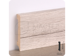 Плинтус деревянный ламинированный Дуб спрингфилд