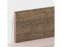 Плинтус МДФ в ламинированной пленке TeckWood 80х10мм. Дуб кокос