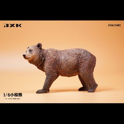 Бурый медвежонок - Коллекционная ФИГУРКА 1/6 scale Little Brown bear (JXK134B2) - JXK