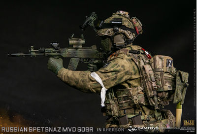 ПОВРЕЖДЕНА КОРОБКА - Спецназ СОБР - КОЛЛЕКЦИОННАЯ ФИГУРКА 1/6 RUSSIAN SPETSNAZ MVD SOBR IN KHERSON (78097) - DAMTOYS