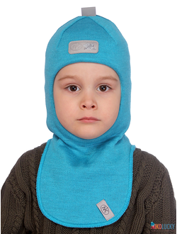Шапка-шлем "NK"   20101-01, цвет бирюзовый р. 50-52