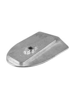 Цинковый анод Tecnoseal 01118 97x60x13мм пластинчатый для нижнего кожуха двигателей Yamaha 6-8лс