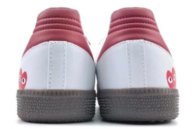 Adidas Samba Comme Des Garcons White Pink