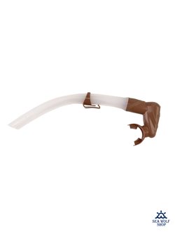 Маска для дайвинга с трубкой Scorpena комплект корич. (взрослый)