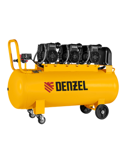 Компрессор безмасл. малошумн. DLP-4500/150, 4,5 кВт, 3х1,5 кВт,150 л, 2850 об/мин,750 л/мин Denzel
