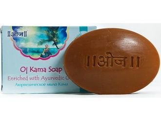 Мыло Одж Кама, для интимной гигиены,  (Oj Kama Soap) Ayu Swasthya Products  - 100гр. (Индия)
