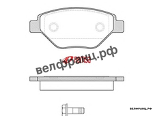 Колодки передние (123х54) Renault MeganeII 1.4i 16V