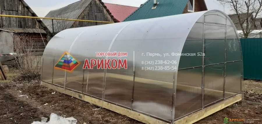 Теплицы и сотовый поликарбонат в Перми от Ариком