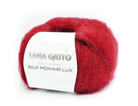 Темно красный арт.6026  Silk Mohair Lux 78% супер кид мохер 14% шелк 4% люрекс 25г/210м