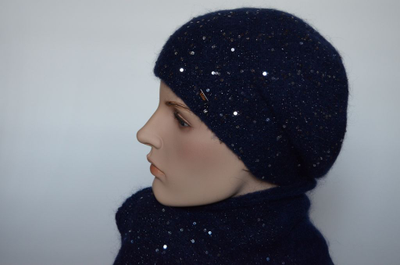 Берет Vizio  6943 B синий