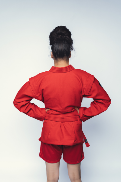 Куртка для самбо ВФС BRAVEGARD Победа красная