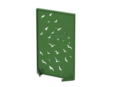 Перегородка прямоугольная с декором "Перелетные птицы"