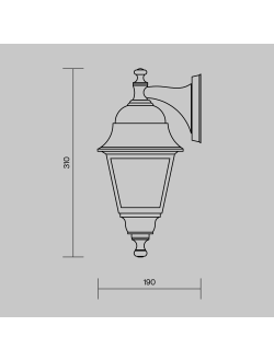 Настенный светильник (бра) Abbey Road, O003WL-01B