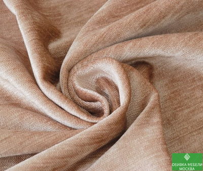 Однотонная ткань шенилл