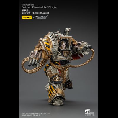 Пертурабо, примарх Железных Воинов (Warhammer Horus Heresy) - КОЛЛЕКЦИОННАЯ ФИГУРКА 1/18 Iron Warriors Perturabo, Primarch of the IVth Legion (JT01819) - JOYTOY