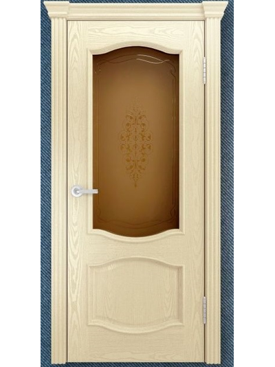 ЛАЙНДОР (УЛЬЯНОВСК)/ МОДЕЛЬ СОФИЯ/ ПОЛОТНО ОСТЕКЛЕННОЕ/ НАТУРАЛЬНЫЙ ШПОН ЯСЕНЯ/ ТОН 42 (ЯСЕНЬ БИСКВИТ)