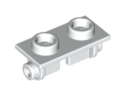 Hinge Brick 1 x 2 Top Plate, White (3938 / 393801)