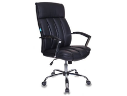 Кресло руководителя Бюрократ T-8000SL/BL+GR черный искусственная кожа крестовина хром