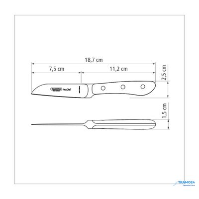 Tramontina Prochef нож овощной  - 7,5 см. 24150/003