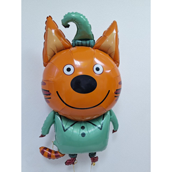 Воздушный шар фольгированный "Три кота. Компот"