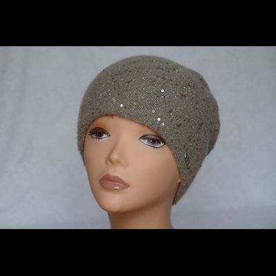 Итальянская шапка женская Vizio Визио Италия 6157 ореховая