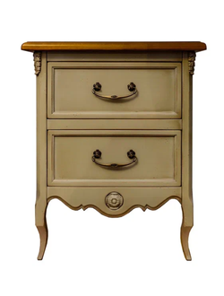 Тумба прикроватная в классическом стиле, 2 ящика.