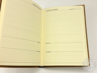 ежедневник в подарок, подарок руководителю, кожаный ежедневник, ежедневник на заказ, блокнот из кожи