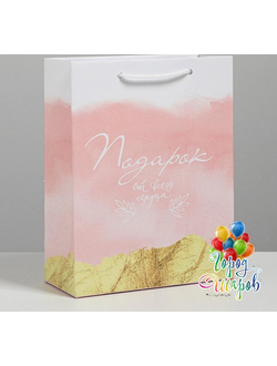 Пакет ламинированный вертикальный «Искренние чувства», MS 18 ? 23 ? 10 см