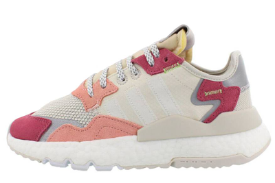 Adidas Originals Nite Jogger (белые с розовым)