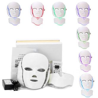 Светодиодная LED-маска для лица и шеи