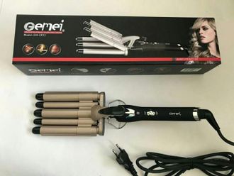 Плойка для волос 5 волн Gemei GM-2933 Professional Curling Iron ОПТОМ