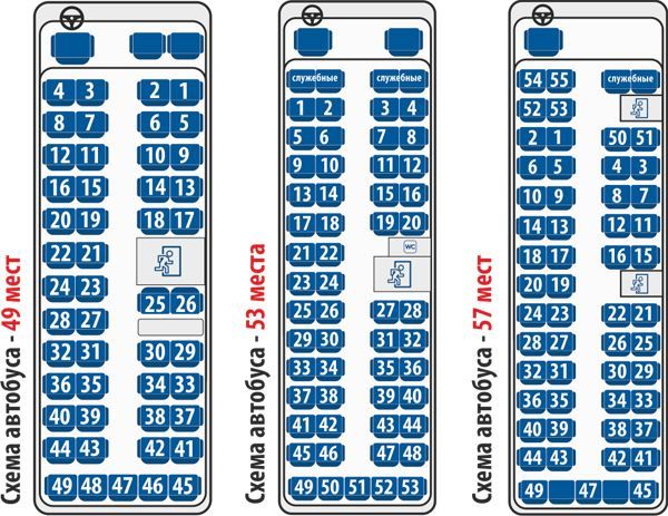 Автобус 51 место схема