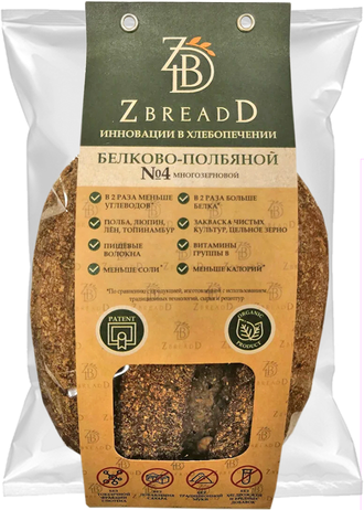ZbreadD - Ассортимент - Хлеб «Белково-полбяной многозерновой»