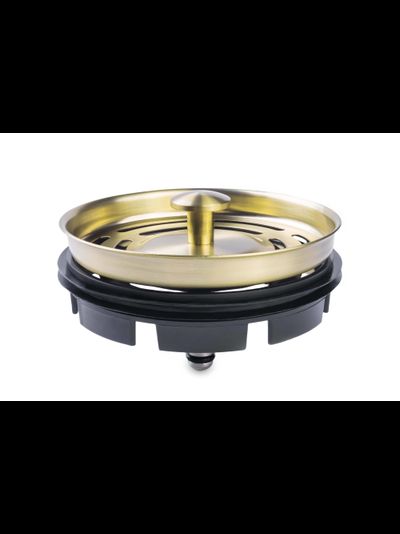 Фланец в мойку в цвете "светлое золото"