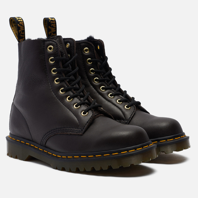 Dr Martens ботинки Pascal 8 Eye черные зимние мужские