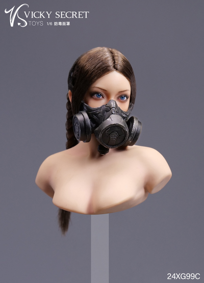 Женский респиратор (газовая маска) - 1/6 Gas Mask (24XG99C) - VSTOYS