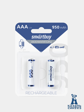 Аккумулятор NiMh AAA/2BL 950 mAh, Smartbuy